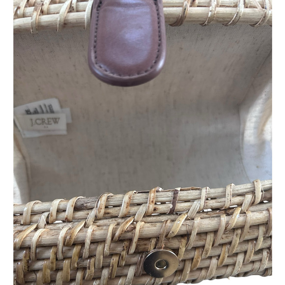 J.CREW Women's Woven Crossbody‎ Bag in Rainbow Rattan - Picture 7 of 7
